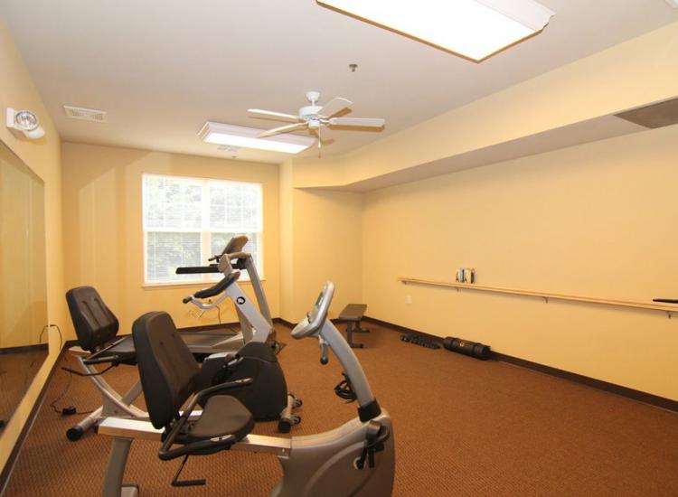 One social activity to do at Burr Oaks Retirement Community in Madison, WI is to go to the fitness center.