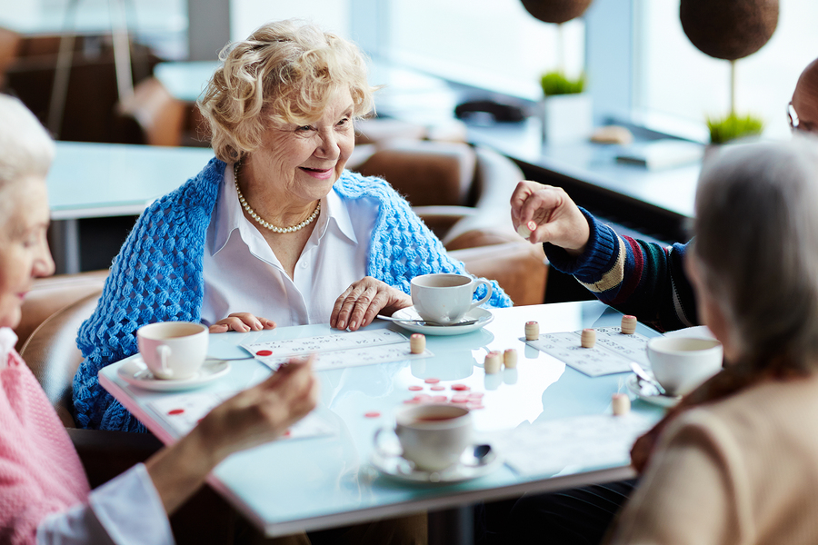 One way to make new friends at Granville Heights Senior Living Community in Milwaukee, WI is to attend daily Bingo or crafts events