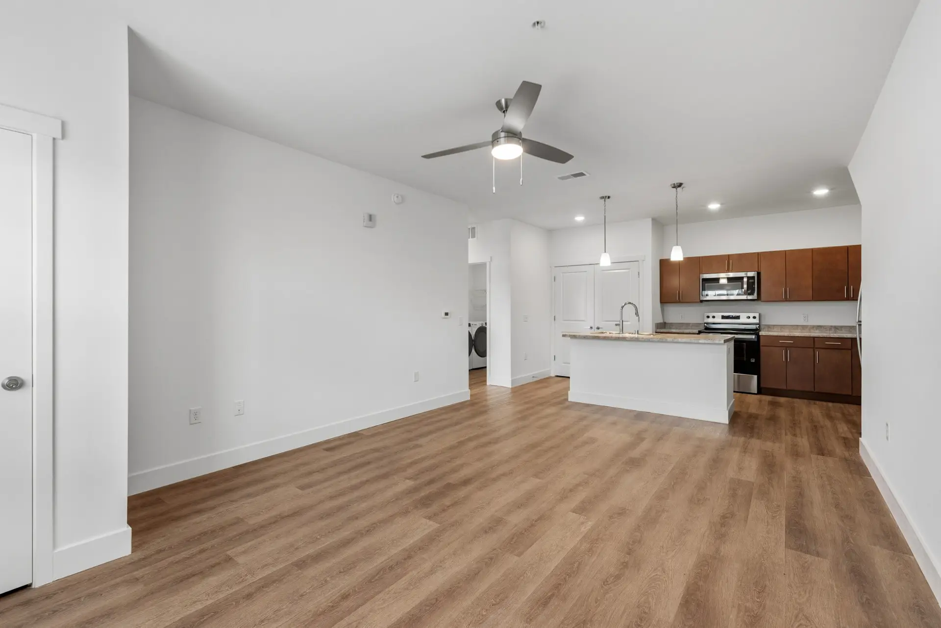 Lumin Terrace Unit 102- Kitchen Living Space