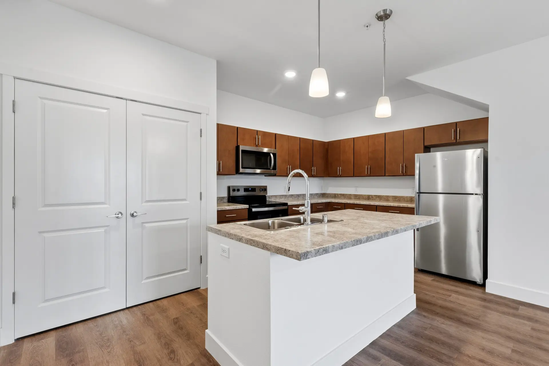 Lumin Terrace Unit 102 - Side View Kitchen