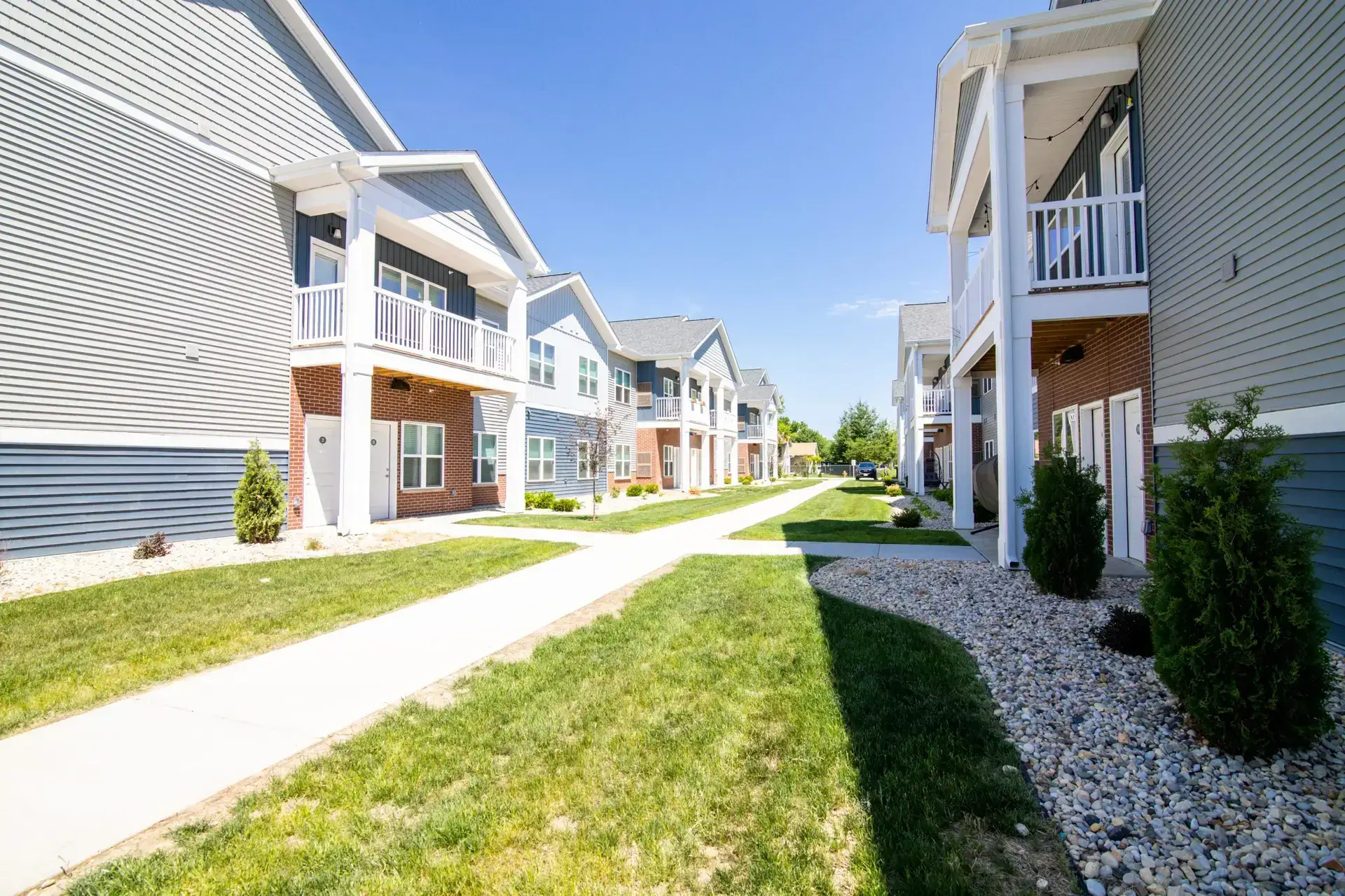 These apartments in Janesville, Wisconsin, are near activities and amenities everyone can enjoy.